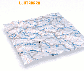 3d view of Ljuta Bara