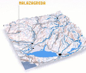 3d view of Mala Zagreda