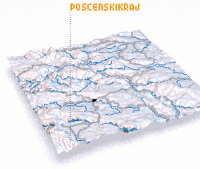 3d view of Pošćenski Kraj