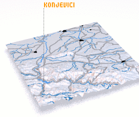 3d view of Konjevići