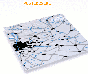 3d view of Pesterzsébet