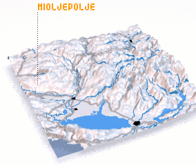 3d view of Miolje Polje