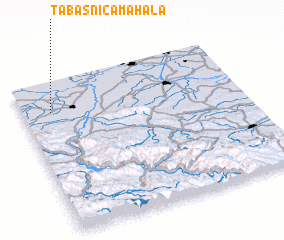 3d view of Tabašnica Mahala