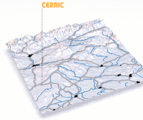 3d view of Černič