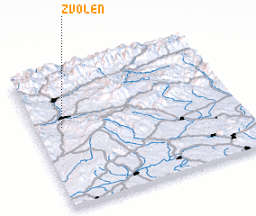 3d view of Zvolen