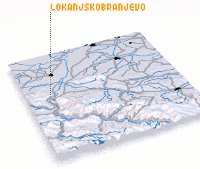 3d view of Lokanjsko Branjevo