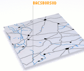 3d view of Bácsborsód