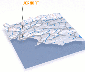 3d view of Vermont