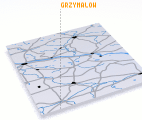 3d view of Grzymałów