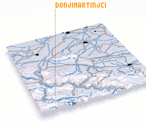 3d view of Donji Martinjci