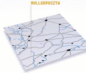 3d view of Müllerpuszta