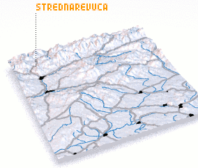 3d view of Stredná Revúca