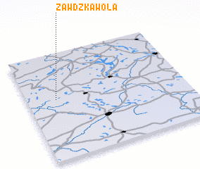 3d view of Zawdzka Wola