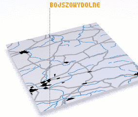 3d view of Bojszowy Dolne