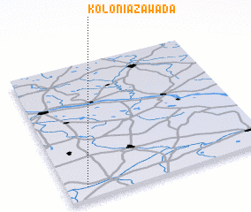 3d view of Kolonia Zawada