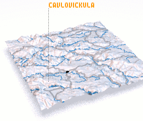 3d view of Cavlović Kula