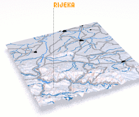 3d view of Rijeka