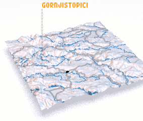 3d view of Gornji Stopići