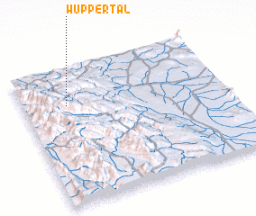 3d view of Wuppertal