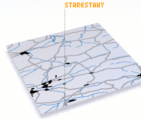 3d view of Stare Stawy