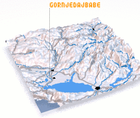 3d view of Gornje Dajbabe