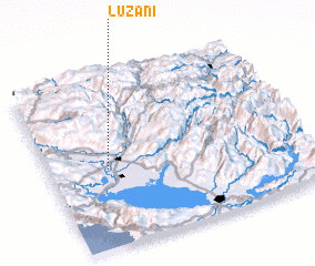 3d view of Lužani