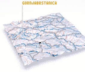 3d view of Gornja Brštanica