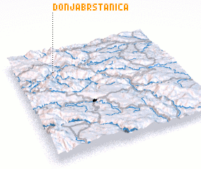 3d view of Donja Brštanica