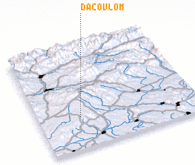 3d view of Dačov Lom