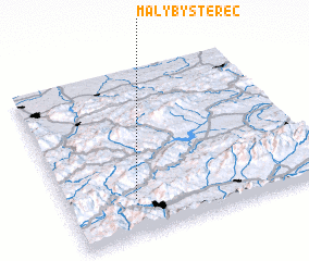 3d view of Malý Bysterec