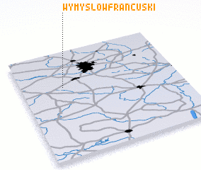 3d view of Wymysłów Francuski