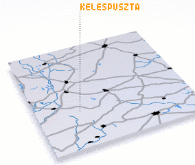 3d view of Kélespuszta