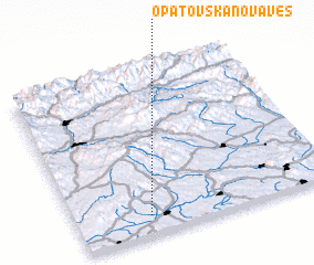 3d view of Opatovská Nová Ves