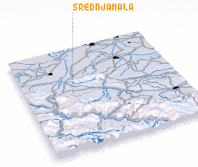 3d view of Srednja Mala