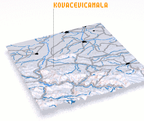 3d view of Kovačevica Mala