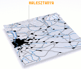 3d view of Halesztanya