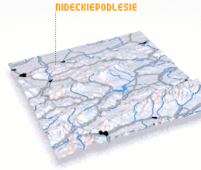 3d view of Nideckie Podlesie