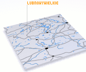 3d view of Lubnowy Wielkie