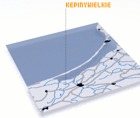 3d view of Kępiny Wielkie