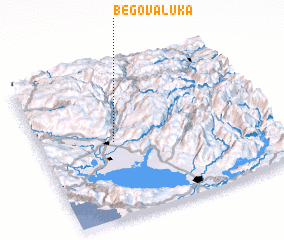 3d view of Begova Luka