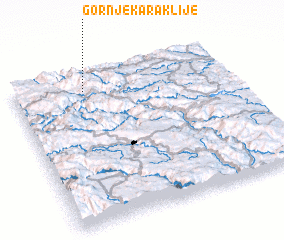 3d view of Gornje Karaklije