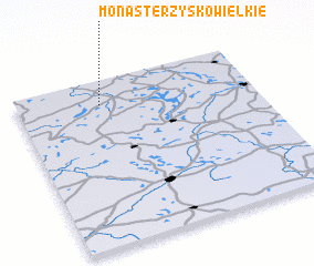 3d view of Monasterzysko Wielkie