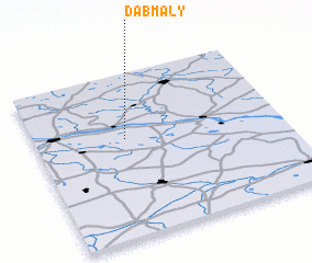 3d view of Dąb Mały