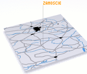 3d view of Zamoście