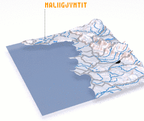 3d view of Mali i Gjymtit