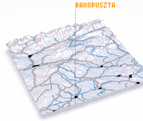 3d view of Bakópuszta