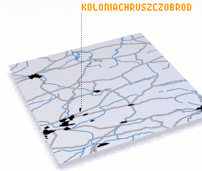 3d view of Kolonia Chruszczobród