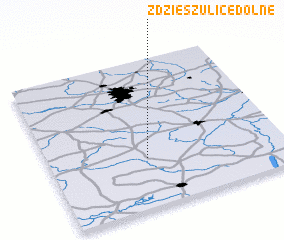 3d view of Zdzieszulice Dolne