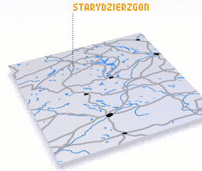 3d view of Stary Dzierzgoń