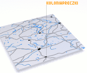 3d view of Kolonia Pręczki